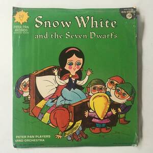 2392●Peter Pan Players And Orchestra - Snow White And The Seven Dwarfs/PP 1006/Children's Story/英語教育/7inch EP アナログ盤