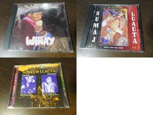 WINAY THE MUSIC OF THE ANDES アンデス南米伝統音楽 / アンデス音楽 ソンコ・ジャクタ II / スマク・リャクタ アンデス音楽 CD 3枚セット