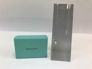 925 silver * TIFFANY&Co / Tiffany L sa Pele ti Teardrop necklace 925 box have / storage bag have #190394-23