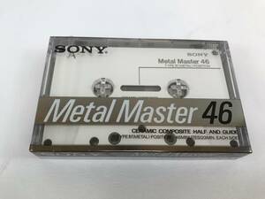 ☆未開封　Sony メタルテープ Metal Master 46分 トランジェントテクノロジー METAL-MST 46 　♯191727-14　在：3