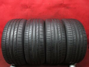 タイヤ 4本 225/40R18 コンチネンタル CONTISPORT CONTACT 5P MO バリ山 溝アリ 送料無料★14351T