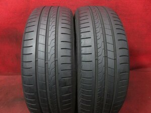 タイヤ 2本 195/60R16 ハンコック KINERGY ECO2 バリ山 溝アリ 送料無料★14353T