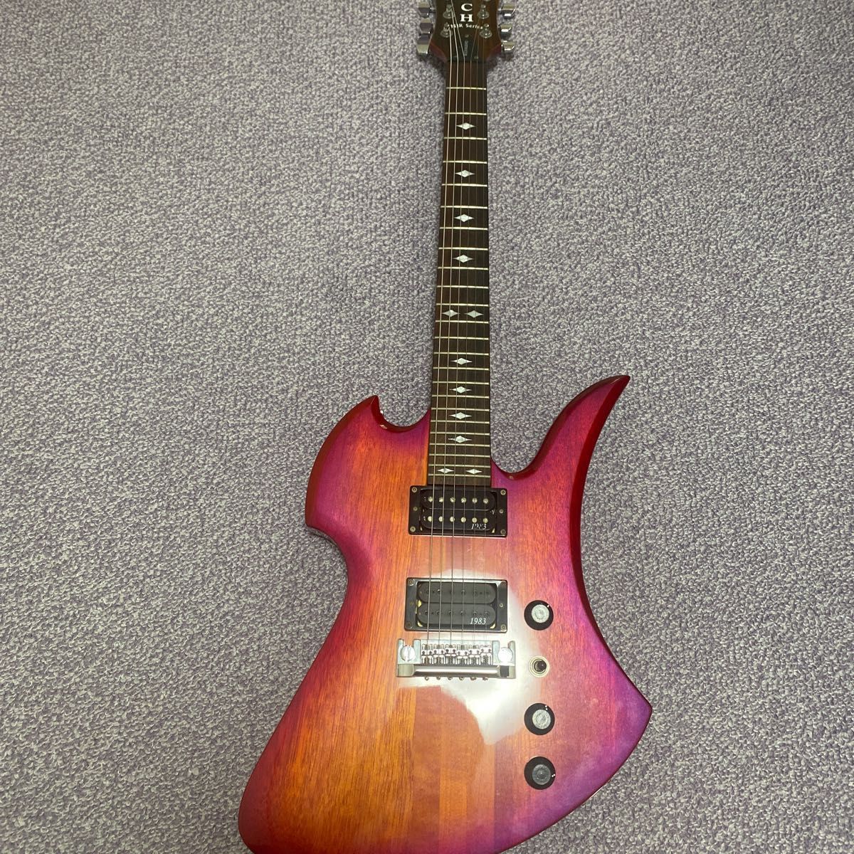 B.C.リッチ B.C.Rich モッキンバード パープル系-