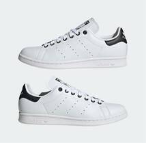 【新品未使用】adidasアディダスSTANSMITHスタンスミス白黒クルエラホワイトブラックディズニー101匹わんちゃんクルエラ23.0._画像4