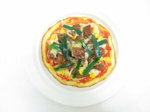 ★【直接引取不可】 食品サンプル ディスプレイ ピザ Pizza ビーフ コーンマヨ 牛肉ピザ コーン ピッツァ パン トースト 見本品 料理模型