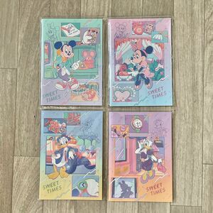 ディズニー★未使用ノート　4冊 TDL TDS