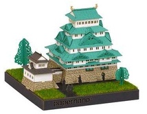 カワダの 立体 ペーパークラフト　ペーパーナノ「名古屋城」新品_画像2