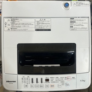 【特価セール】ハイセンス/Hisense 全自動洗濯機 HW-T45C 2019年製 4.5kg