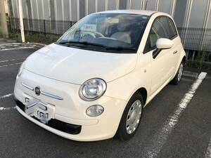 フィアット５００　１２００CC　女性ワンオーナー　タイベル済み　メンテ整備歴多数　売り切り！ディーラー車　AT　ナビフルセグTV　ETC