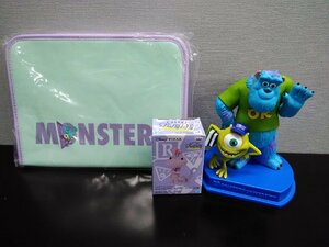 ディズニー 《未開封品あり》モンスターズインクグッズ 3点 マイク＆サリー フィギュアほか 4D29 【80】