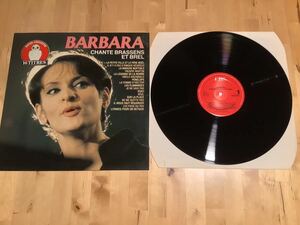 【LP】BARBARA / CHANTE BRASSENS ET BREL (CBS 54531) / バルバラ / 83年オランダ盤