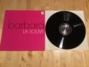 【LP】BARBARA / LA LOUVE 黒いデッサン(6325 073) / バルバラ / 73年フランス盤美品