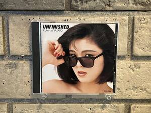 ●【 宮里久美 - アンフィニッシュト/Unfinished 】シティポップ・レア物プレミ盤/美品中古CD　＃和モノ/ブギー/ファンク