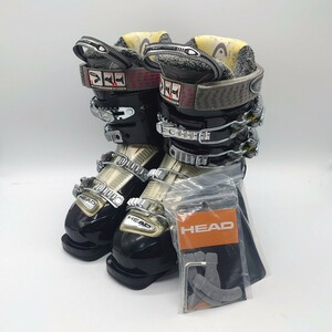 HEAD superheat3 Edge+11 head super heat edge +11 ski boots lady's sport shoes black silver tp-23x1037