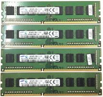 【4GB×4枚組】SAMSUNG PC3-12800U(PC3-1600) 1R×8 中古メモリー デスクトップ用 DDR3 即決 動作保証【送料無料】_画像2