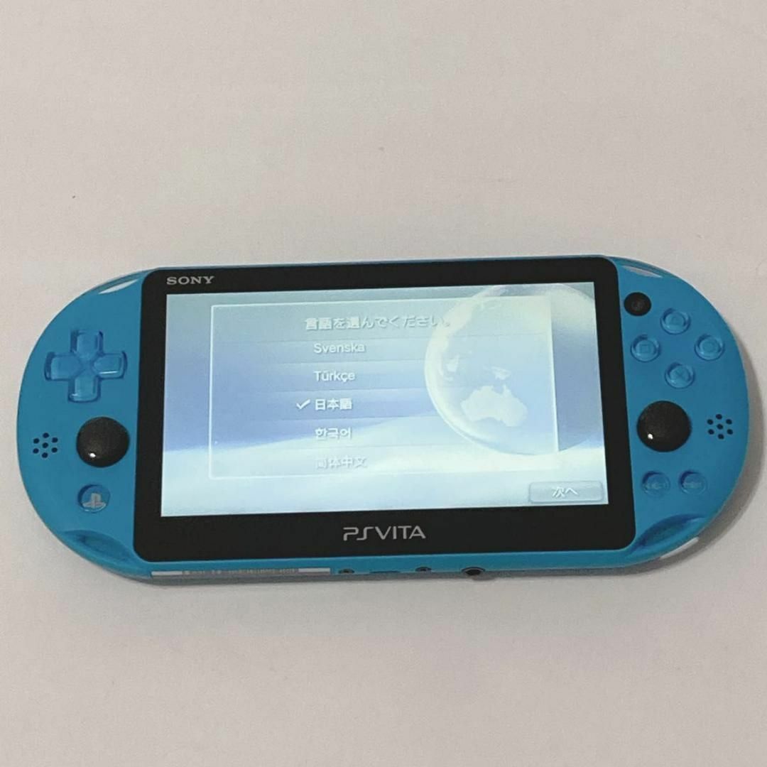 年最新Yahoo!オークション  ps vita アクアブルーの中古品・新品