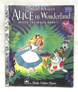 【B】【8484】☆★不思議の国のアリス　英語絵本　WALT　DISNEY'S　ALICE in Wonderland　洋書絵本　ディズニー　現状品★☆