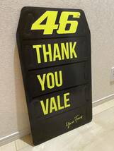 廃盤 新品 ロッシ レプリカ ピットボード ⑩ サインボード Pit Board Valentino Rossi MotoGP YZR-M1 NSR500 RC211V マルケス RC213V_画像5