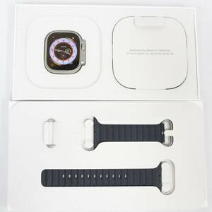Apple【Apple Watch Ultra 49mm Titanium】GPS+Cellular／Midnight Ocean Band／A2684／アップルウォッチ／箱 充電器付属／2309-K0231V(NT)