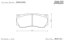 ENDLESS エンドレス システムインチアップキット チビ6 フロント Alfa Romeo 147 TWINSPARK EEZ5X147TS_画像2