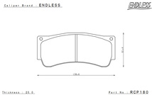 ENDLESS エンドレス システムインチアップキット-2 MONO6 SPORTS TA フロント フェアレディZ Z33 純正ブレンボキャリパー装着車 EFZ6YZ33_画像2