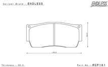 ENDLESS システムインチアップキット MONO6 SPORTS TA フロント インプレッサ GDB アプライドF/G(純正ブレンボキャリパー車) EFZ6XGDBF_画像2