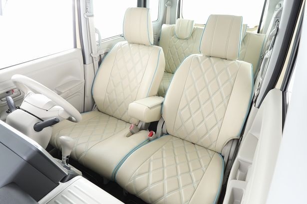Bellezza/ベレッツァ シートカバー ソリオ MA15S 2012/6-2013/10 ワイルドステッチDX ライトグレー S625 Bellezza/ベレッツァ シートカバー ソリオ MA15S 2012/6-2013/10 ワイルドステッチDX ライトグレー S625