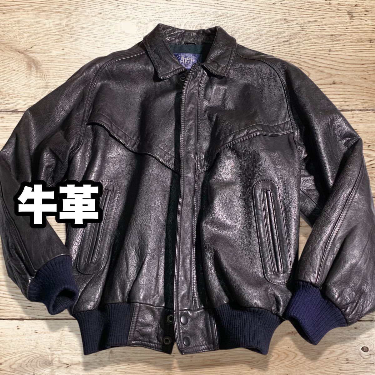2023年最新】Yahoo!オークション -ビンテージ レザー ジャケットの中古