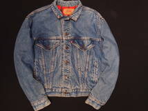 ◆古着卸USA■Levi’ｓ☆57529☆デニム☆ジャケット★★★XL（ユース） 　　裏地チェック　アメリカ直輸入_画像1