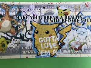 Pikachu Pokemon Pokemon Bank Sea 2 $ 2 доллара Lensy Banksy $ 2 Charizard Graffiti Prancaras Geki Rare