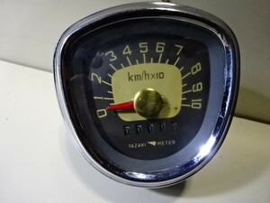  rare goods domestic production old car YAZAKI Yazaki speed meter unused storage goods 1960 year rom and rear (before and after) Meguro lilac land . Bridgestone 