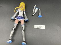 即決 同梱可 A115 コトブキヤ リツカ 初音ミク 塗装 完成品 美プラ 美少女プラモデル ジャンク_画像3