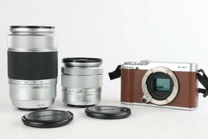 Fujifilm 富士フィルム X-A1 デジタルカメラダブルズームレンズキット デジタルミラーレス一眼レフカメラ 【難あり品】★F