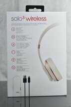 【新品未開封】beats/ビーツ ヘッドフォン solo3 wireless ゴールド⑦_画像5