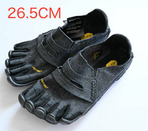 新品 26.5cm M43 Vibram CVT Hemp 5本指シューズ ビブラムファイブフィンガーズ ベアフット カジュアル 18M6201 27 27.5 ブラック 黒