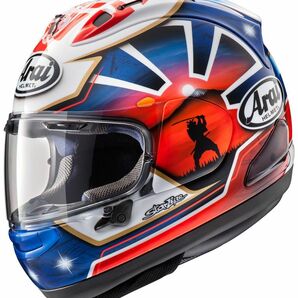 【限定値引き】Arai フルフェイスヘルメット RX-7X PEDROSA SAMURAI SPIRIT ペドロサ サムライ スピリット ブルー M (57-58)の画像1