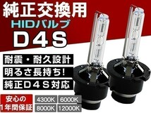 ムーヴカスタム(L175S 185S LA100 110S)■大光量ヘッドライト ロービーム D4S 純正交換HIDバルブ 1年保証_画像1