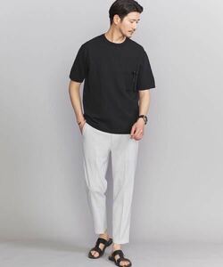 BEAUTY&YOUTH UNITED ARROWS 【WEB限定 WARDROBE SMART】テック シアサッカー テーパード アンクルパンツM