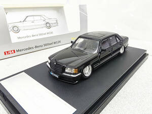 Master 1/64 ベンツ 560SEL W126 黒