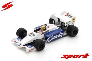 S2778 1/43 TOLEMAN TG184 No.19 2ND MONACO GP 1984 トールマン ハート モナコGP たばこデカール貼付済