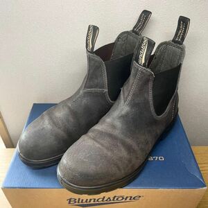 Blundstone UK8.5 steel gray スウェード サイドゴア