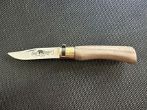 ANTONINI OLD BEAR CLASSICAL CARBON ウォルナット Sサイズ アントニーニOPINEL ナイフ イタリア製オピネル 北欧 ブッシュクラフト_画像3