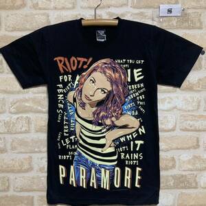 パラモア　Paramore イラスト　Tシャツ　sサイズ　ロックバンドTシャツ　半袖