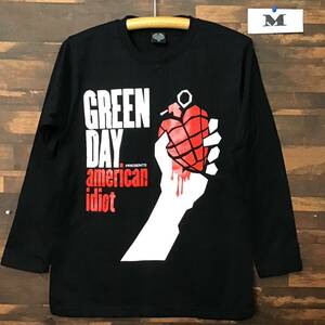 グリーンデイ　Green Day ロングTシャツ　Mサイズ　ロックバンド　長袖 ロンT