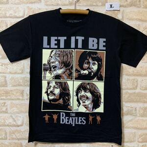 ビートルズ LET IT BE Tシャツ　L サイズ　レットイットビー　ザ・ビートルズ (The Beatles)