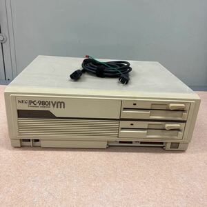 NEC　PC-9801VM　パーソナルコンピュータ　AC100V　50/60Hz　通電確認のみ　U-37