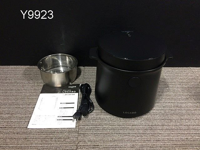 ロカボ LOCABO JM-C20E-B [炊飯器 黒] 未使用 箱痛み品 détails d