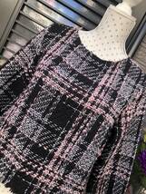 ZARA BASIC 　ツイード地　カットソー　プルオーバー　L　送料520円_画像2