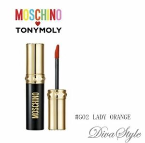 TONYMOLY& MOSCHINO トニーモリー& モスキーノ　シックステイティントG #02 レディオレンジ 【即納】【人気コスメ】新品♪