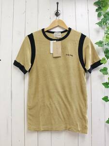 新品*DogRag*配色パイル 半袖 Tシャツ カットソー (M) 定価6,900円